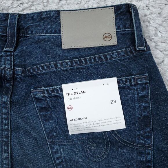 Ag Jeans Dylan Slim Skinny Jean Dark Wash Blue Men's Size 28 8 Years Ally - Picture 3 of 8